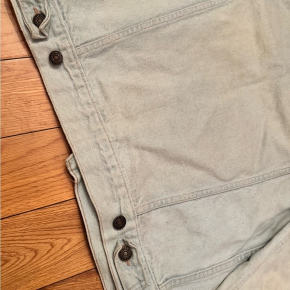 Vintage 1990s Levi’s trucker style distressed / worn Jean jacket size Small - Picture 13 of 16